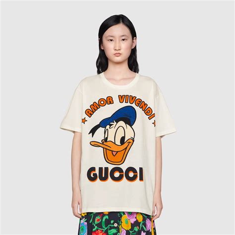 donald duck gucci t shirt|Gucci duck flash shoes.